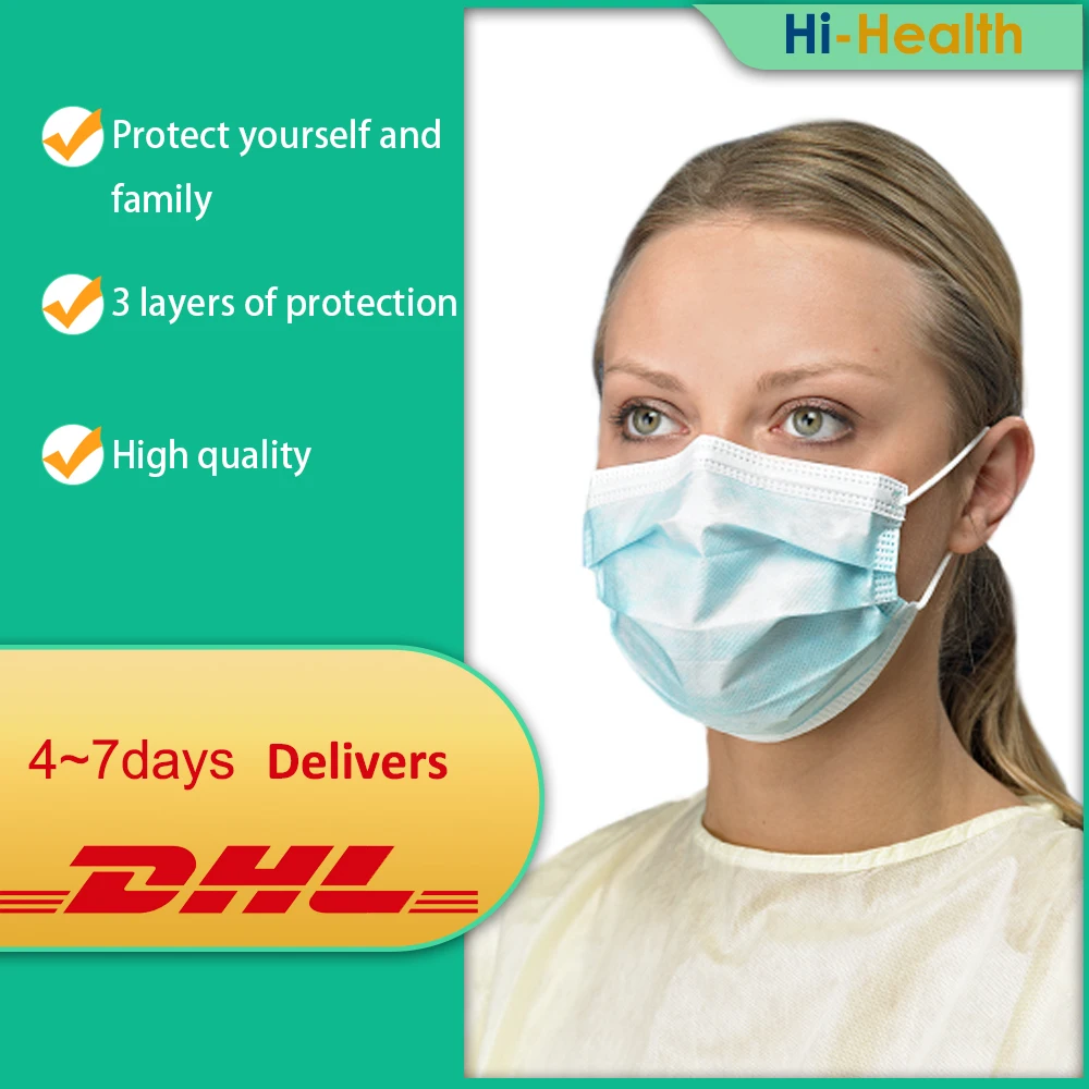 

Fast Shipping ! ! 20 Pieces 3 Layers Anti Face Mask Disposable Protective Mask Plastic Anti Droplets Dust Mouth Face Masks