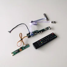 Для HT12X14-100/300 USB VGA HDMI AV RF TV56 плата контроллера LVDS 20Pin 1CCFL клавиатура+ инвертор+ пульт дистанционного управления ЖК-панель монитор DIY kit