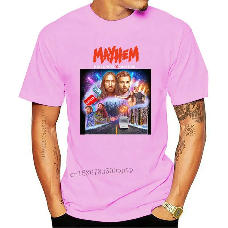 Стив Aoki Mayhem Tour 2020 Mainpasir 4 TeeT-Shirt | Мужская одежда