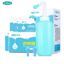 Cofoe Nose Cleaner 300ml/500ml Neti Pot Nasal Wash With Nose Wash Salt Nasal Cleaner For Sinusitis Sinusite Allergies Nose Rinse