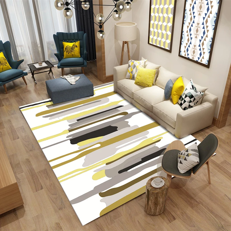 Antibacterial Geometric Grids Carpet Rug For Living Room Bedroom Kitchen Bathroom Washable Mildew Proof Safety Floor Protection Antibacterial Geometric Grids Carpet Rug For Living Room Bedroom Kitchen Bathroom Washable Mildew Proof Safety Floor Protection