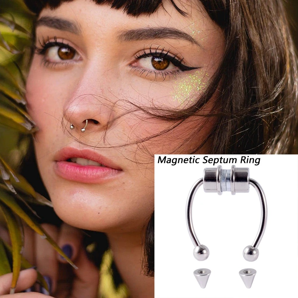 Non Piercing Magnetic Nose Piercing Starter Stud Earrings In 6 Sizes For  Large, Medium, And Small From Pingwang3, $85.43 | DHgate.Com