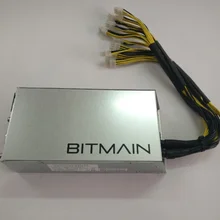 Utilisé Bitmain APW3 + + 1600W Alimentation Pour ANTMINER S9 S9i S9j L3 + D3 T9 + E3 Z9 Mini DR3 Innosilicon A9 A10