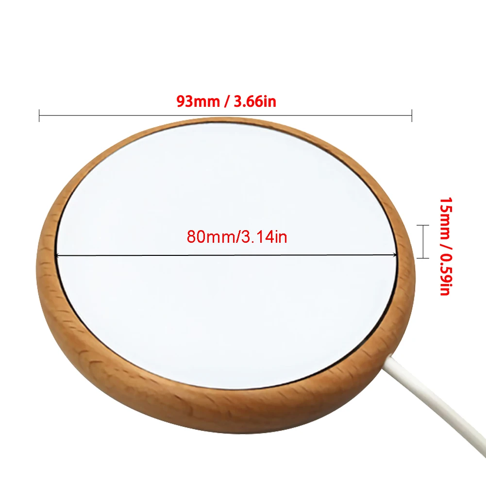 Деревянные подставки для кружек до 40 ℃ USB электрическая чашка кружка деревянная