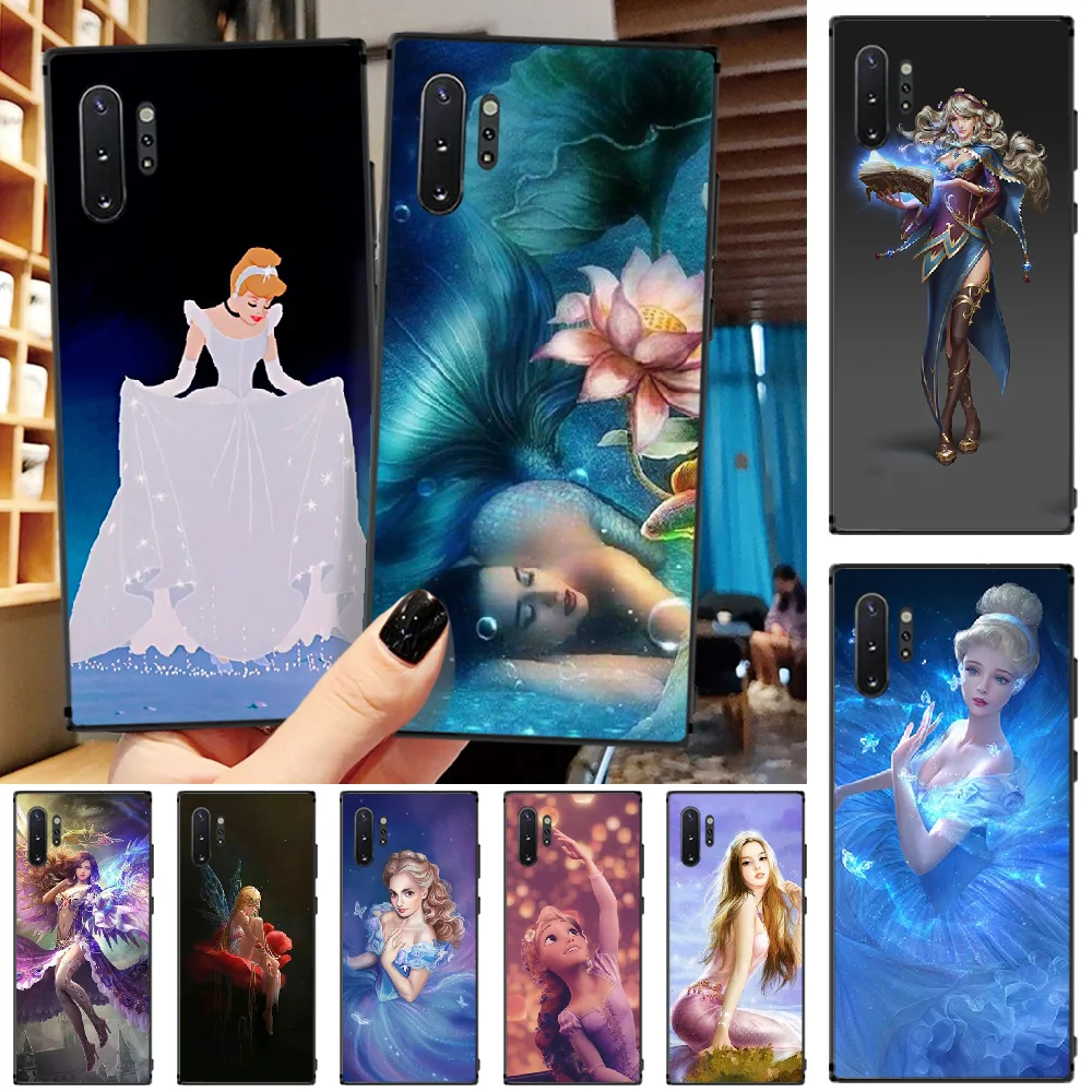 Чехол для телефона ByLoving Princess с героями мультфильмов Samsung Note4 5 7 8 9 10 Note10 Pro M10 20 30 |