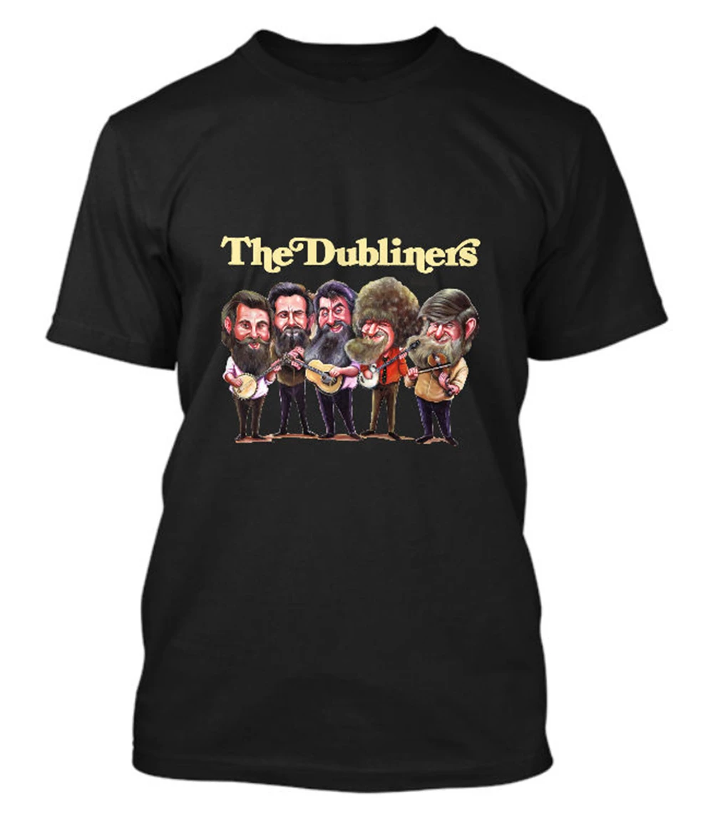 Черная футболка с надписью The Dubliners Irish Folk Band Pogues translattic размеры от S до 3Xl новые