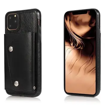 

Stylish multi-card position for iPhone 11 11Pro 11Promax mobile wallet 360 degree protection design for iPhone 8plus phone case