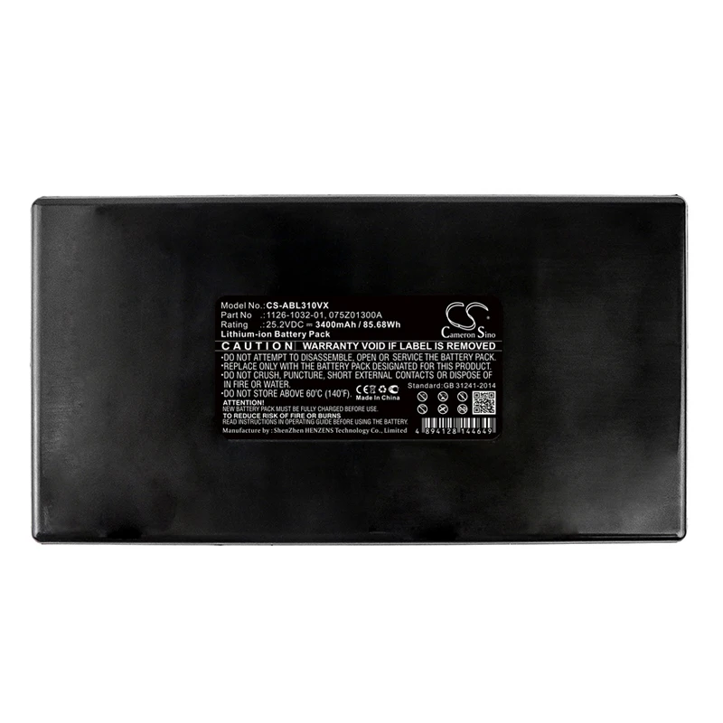 Аккумулятор cameron sino 3400mah для AGRO R800Li ALPINA 124563 AR 1 500 AR2 1200 AR2 600 EFCO SIRIUS 1200 700 WIPER C Xe Ciiky XE