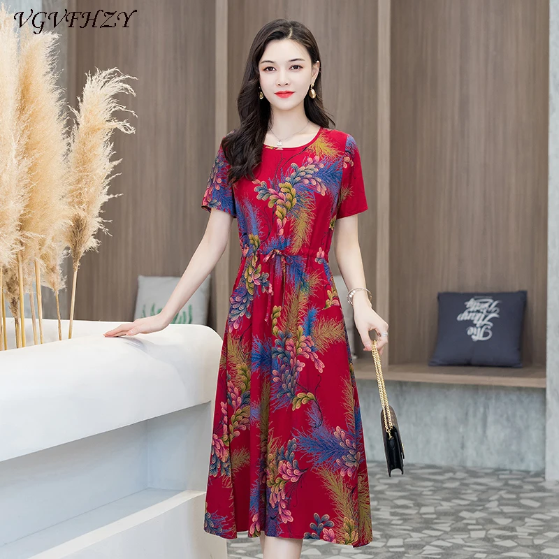 women's cotton dresses summer