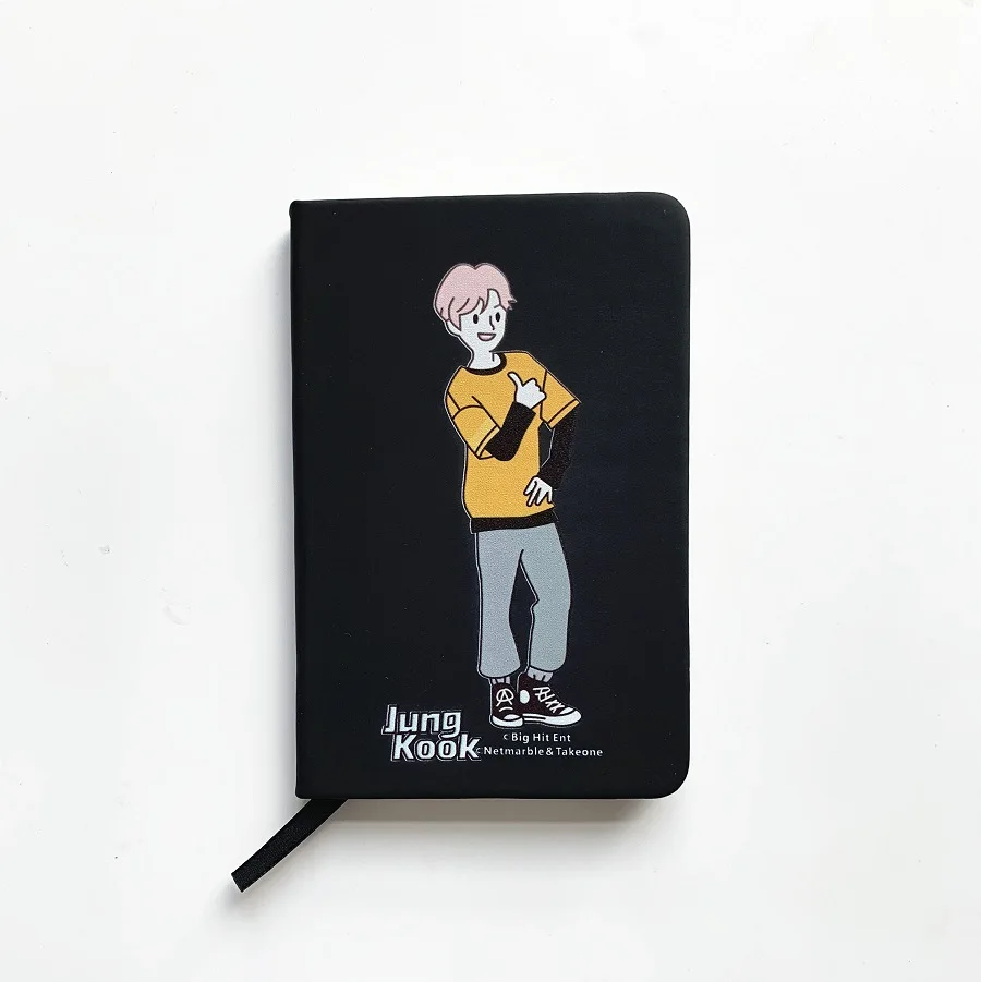 jungkook K pop Bangtan boys kawaii альбом карта персонажа ЛОМО персонажа мультфильма kpop PU эластичный ремень ноутбук дети kpop - Цвет: jungkook