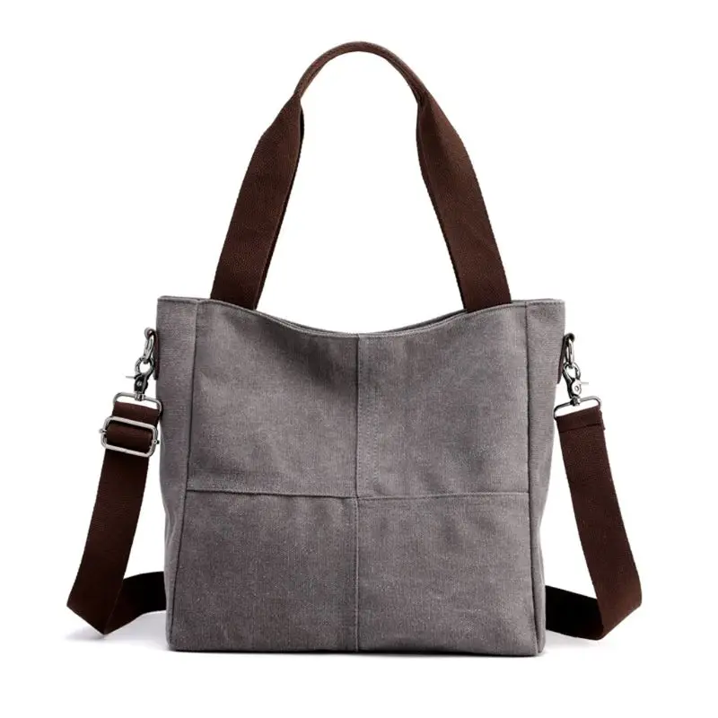 

WoMan Canvas Handbag Shoulder Crossbody Bag Lady Large Capacity Tote Satchel