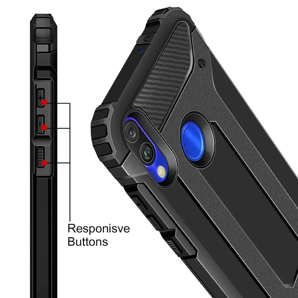 Противоударный армированный чехол для Redmi Note 7 K20 Pro жесткий защитный Xiaomi Mi 9 T