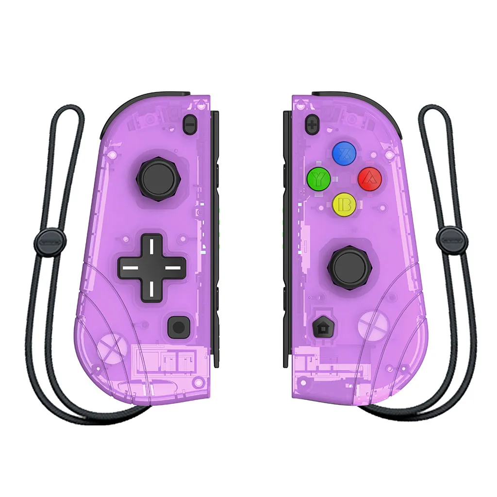 Джойстик Joy-Con для замены джойстика с левой и правой стороны, игровой джойстик для пульта переключения, пульт с одним нажатием на один клик, джойстик для игровой консоли - Цвет: Фиолетовый