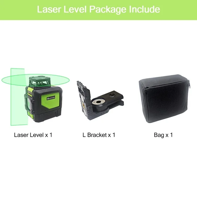 5 lines green laser KT901C 5 линий лазерный уровень Горизонтальный Вертикальный 630-670nm IP54 ручной самонивелирующийся полный и открытый импульсный режим - Цвет: 5 lines green laser