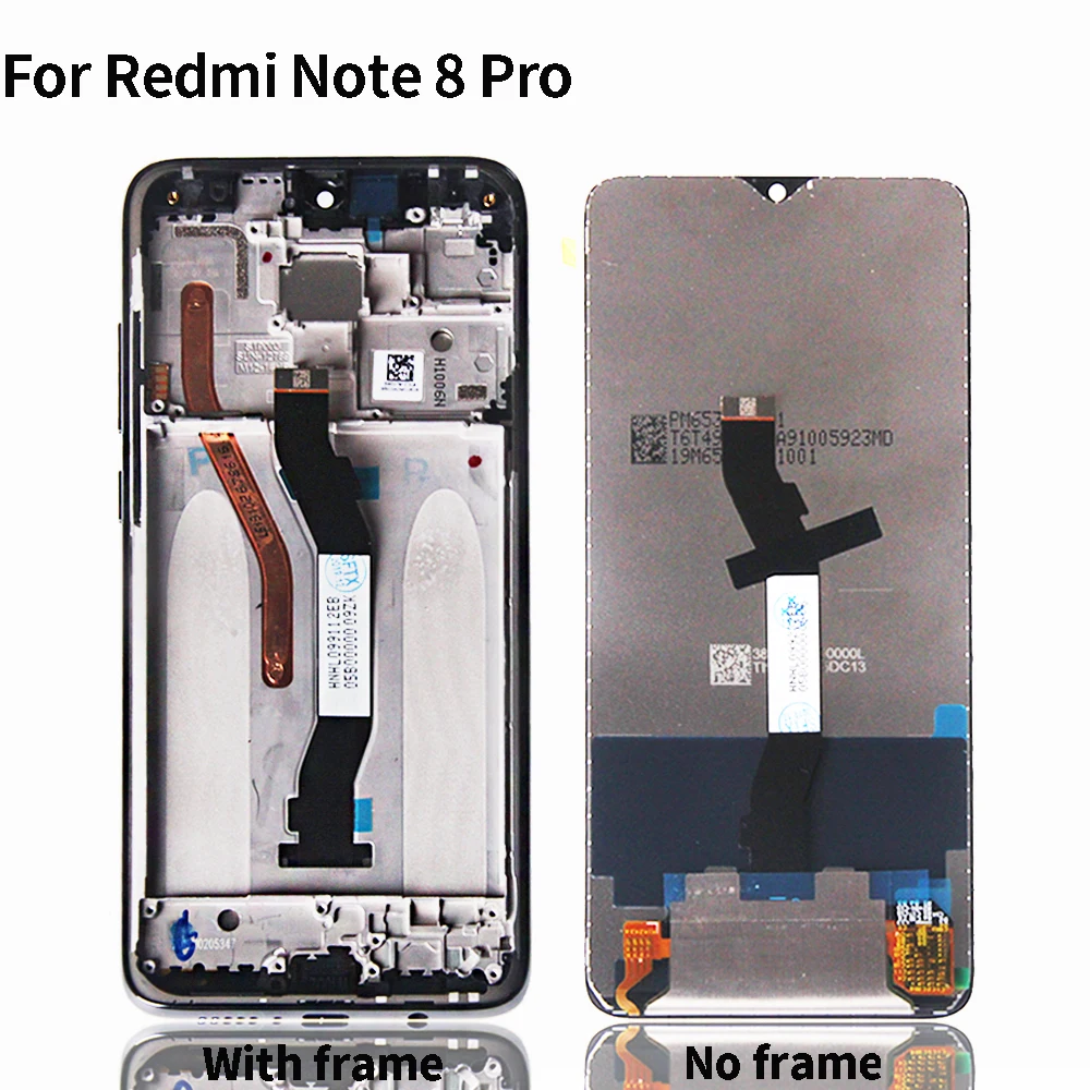 Для Xiaomi Redmi note 8 note8 pro ЖК-дисплей кодирующий преобразователь сенсорного экрана в сборе запасные части для Redmi note 8 pro lcd