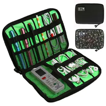 

Digitals Kit Bag Cable Pouch Electronic Accessories USB Charger Travel Gadget Power Bank Holder 1PC Cable Organizer Storage Bag