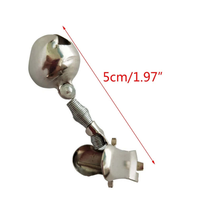 20Pcs/Set Single Ring Bells Fishing Indicator Bait Alarm Loud Sound Alert Bells Clips Night Fishing Rod Bell Tackle Tool