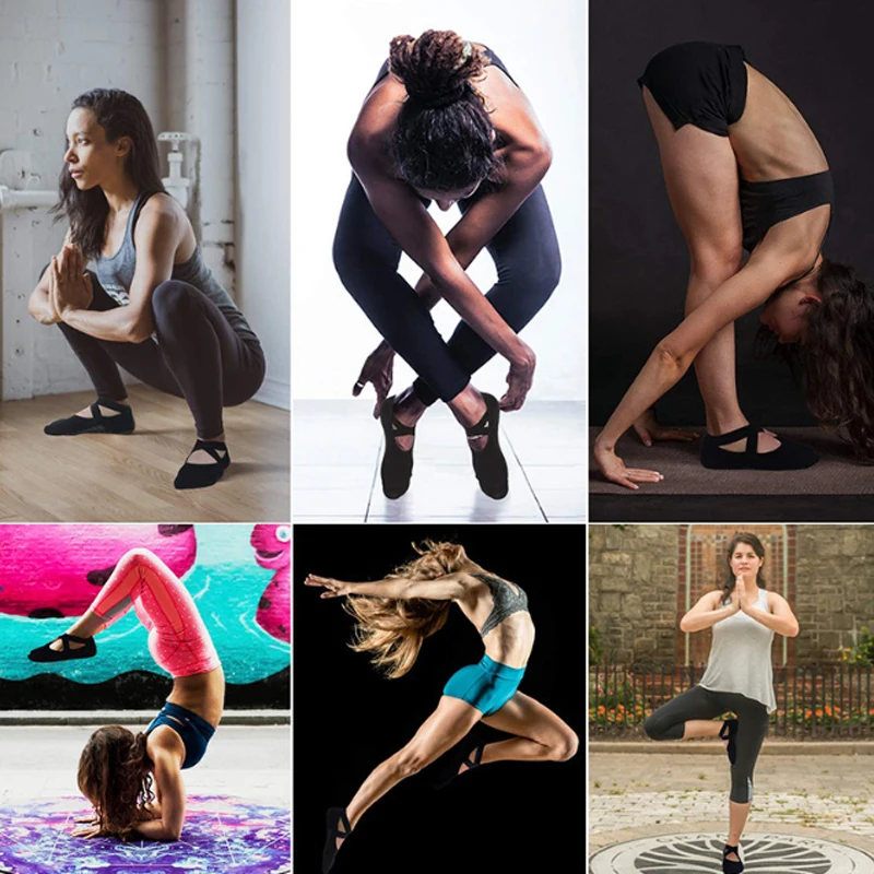 Женские носки для йоги, быстросохнущие, противоскользящие, силиконовые, для спортзала, носки для пилатеса и балета, для фитнеса, спорта, дышащие хлопковые носки, эластичные