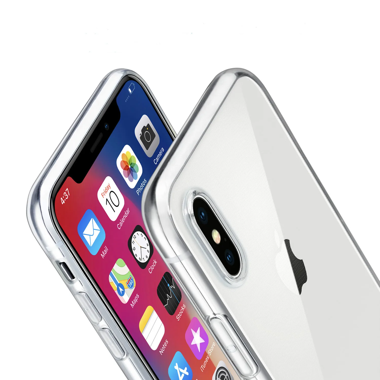 Чехол для iPhone X, тонкий прозрачный мягкий ТПУ чехол с поддержкой беспроводной зарядки для Apple 5," iPhone X/iPhone 11PRO 11
