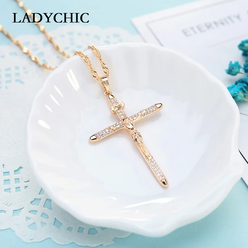Классическое ожерелье LADYCHIC с кубическим цирконием Трендовое мужское и женское