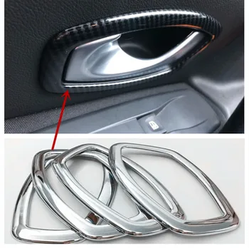 

ABS Plastic door inner built handle bowl frame lamp moulding Cover Trim accessories For Renault fluence Samsug Sm3 2011-2015