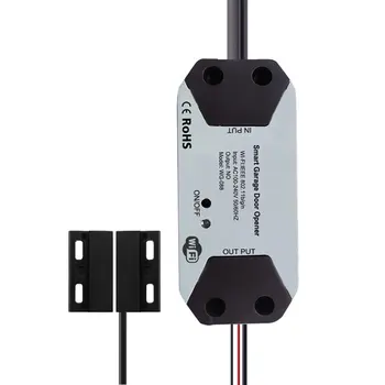 

Wifi Garage Door Controller Intelligent Time Control One-key Control Voice Remote Control Garage Door Controller No Hub Require