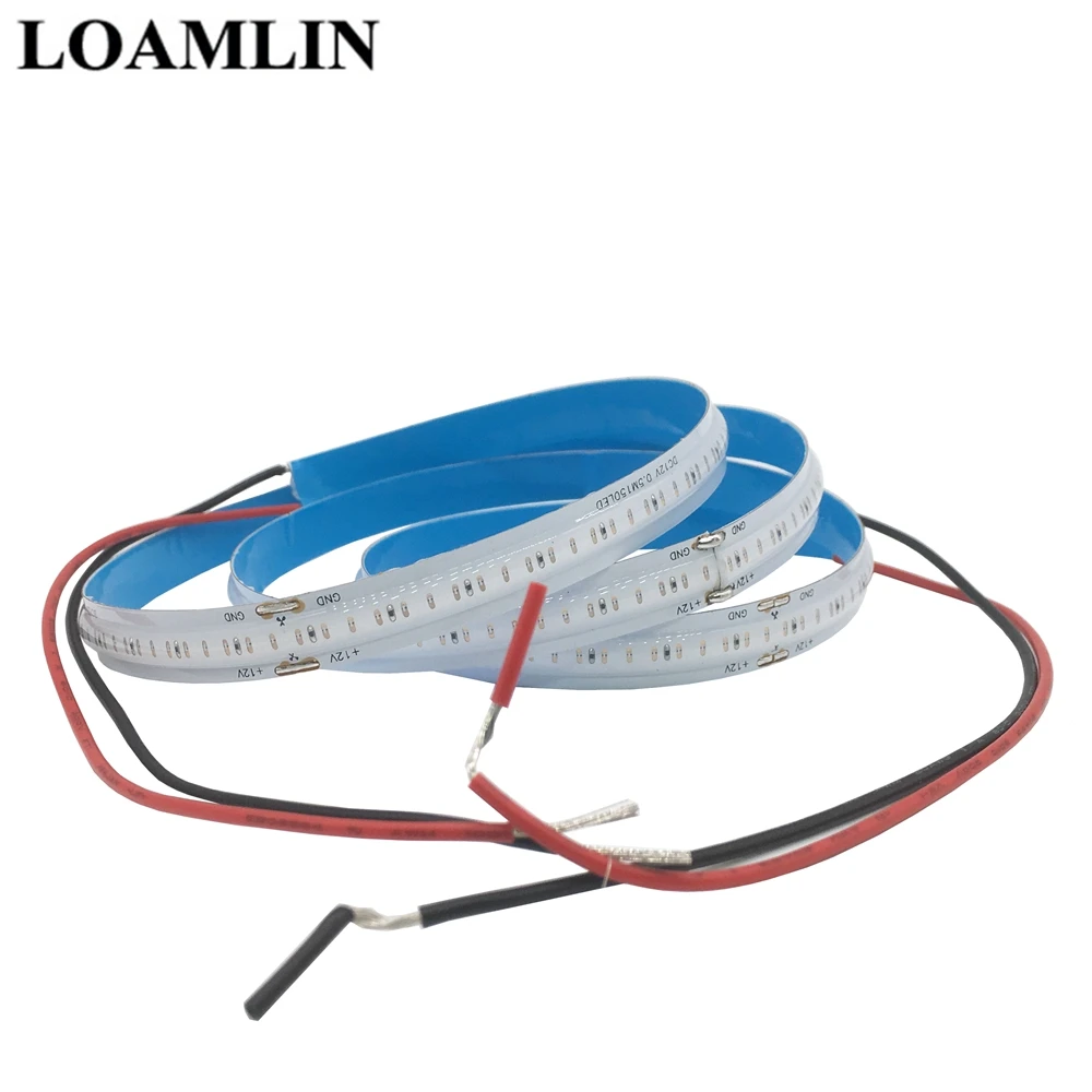 Высокая плотность FOB/COB Led гибкий светильник, 14 Вт/м RA80 белый/натуральный белый/теплый белый/желтый/красный/синий/зеленый IP30 DC12/24 В