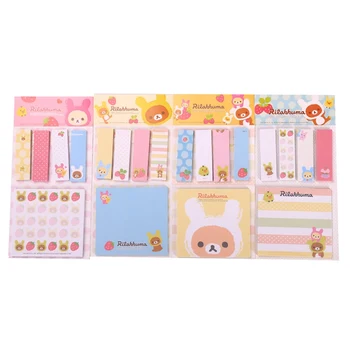 

Kawaii Cartoon Notepad Note Book Memo Pads Sticky Notes Memo Set Gift Stationery Office School Supplies Random Style