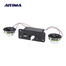 AIYIMA Bluetooth 5.0 Power Amplifier MP3 Decoder Support USB TF Radio AUX Decoding Mini Audio Portable Bluetooth Speaker