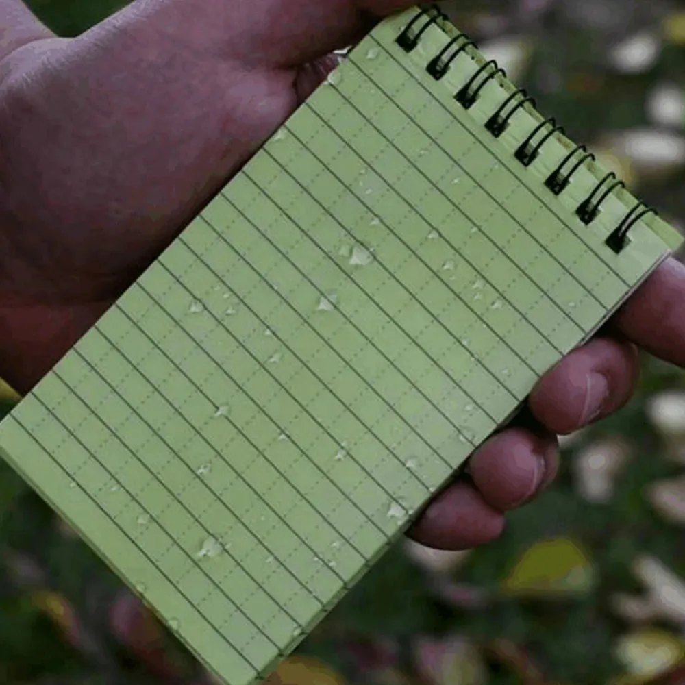 Tactical Note Book All-weather All Weather Notebook Waterproof Writing Paper In Rain student Supplies Accessories