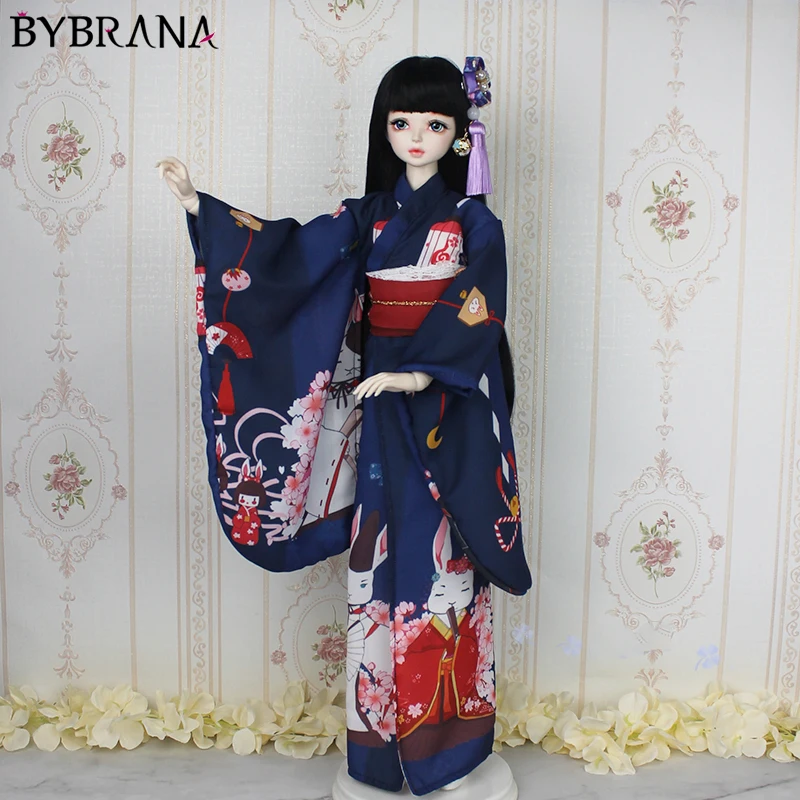 Bybrana Bathrobe Kimono And Wind Japanese 1/3 1/4 1/6 BJD SD Doll ...