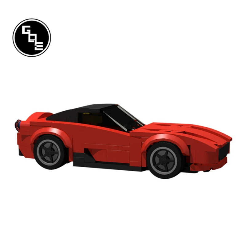 Техническая серия Супер Гонки красный автомобиль MOC-14044 Феррари 599 XX GTO