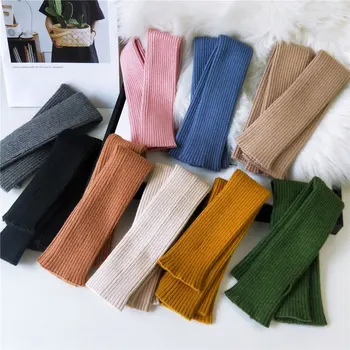 

New hand sleeve armguard arm sleeve wool gloves women's autumn and winter warmth versatile sleeve cute net red girl