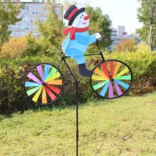 Тканевая DIY рождественская ветряная мельница детская ветряная мельница на открытом воздухе начинающая способность маленький ребенок развлечение сад забавная ветряная мельница игрушка милая