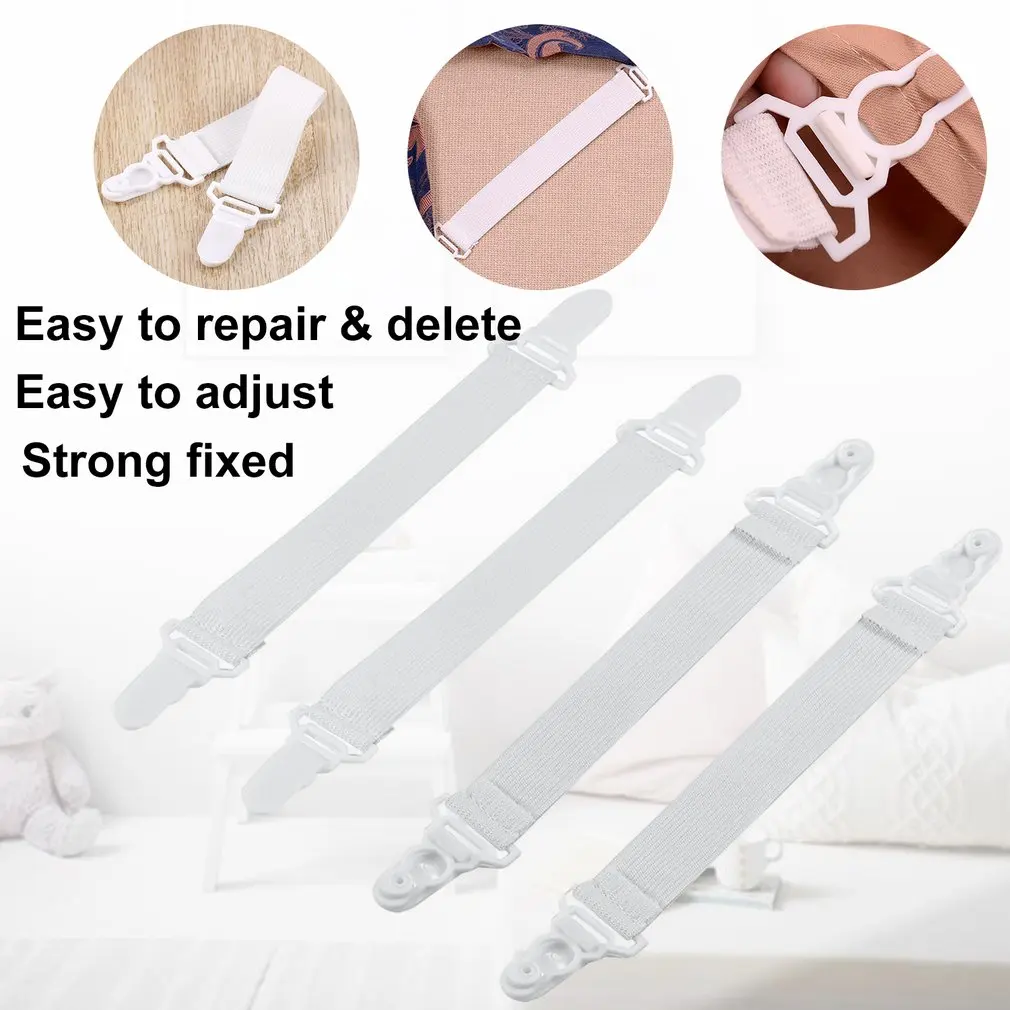 Elastic Band Retaining Clip 4 X20cm Bed Sheet Fasteners Household Tablecloths Fixed Clip Portable Blankets Clamp