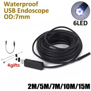 

Pipe Inspection USB Camera Endoscope Video 15m/50 Ft Sewer Cleaner Waterproof 300000 Pixel CMOS Camera