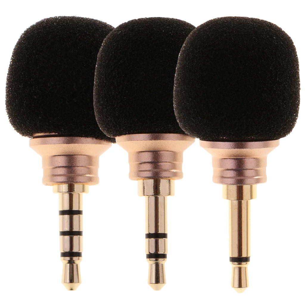 Mini Stereo Microphone 3.5mm Mic for Laptop Notebook Mobile Cell Phone