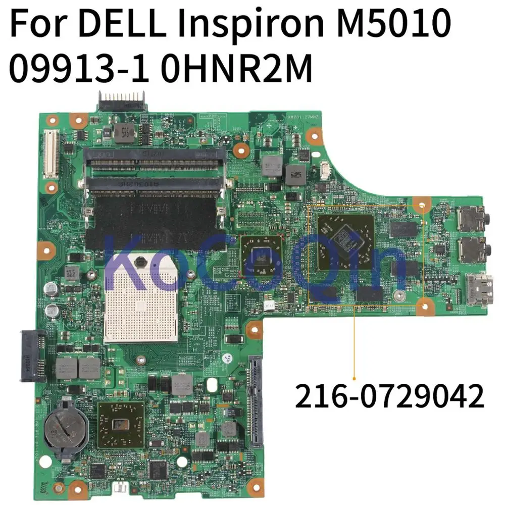 Материнская плата KoCoQin для ноутбука DELL Inspiron M5010 материнская CN 0HNR2M 09913 1 48.4HH06.011 216