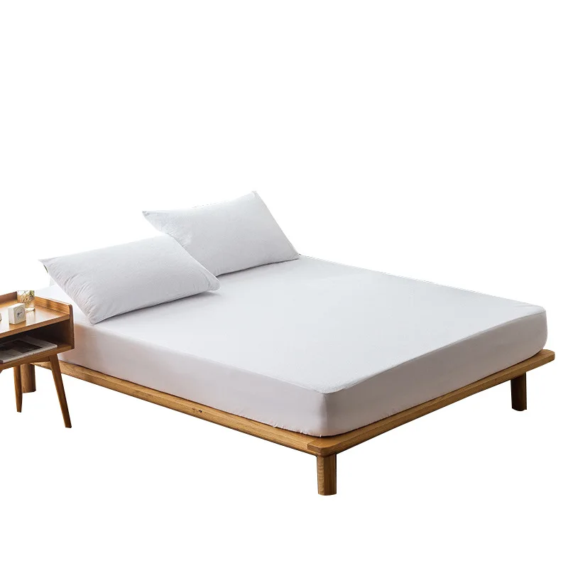 Multiple Sizes Waterproof Mattress Cover Anti Mites Terry Cloth Bed Protector Pad Bed Sheet Bed Bugs