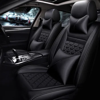 

Full Coverage Eco-leather auto seats covers PU Leather Car Seat Covers for chevrolet captiva cobalt cruze epica equinox 2018