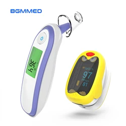 Medical Infrared Thermometer Baby Finger Pulse Oximeter Spo2 PR Monitor Children Pediatric oximetro Saturation Meter Medical Infrared Thermometer Baby Finger Pulse Oximeter Spo2 PR Monitor Children Pediatric oximetro Saturation Meter