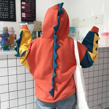 

Aulead Hooded Patchwork Winter Cute Harajuku Kawaii Sweatshirt Women Oversize Sweatshirts Preppy Style Top Pullover Tracksuit 5c