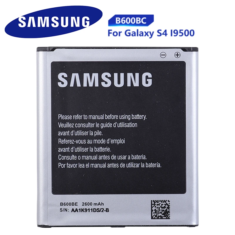 Оригинальный сменный аккумулятор Samsung для Galaxy S4 I9500 I959 I9502 I9508 GT-I9505 оригинальный