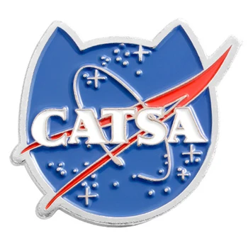 

CATSA cat-shaped high-grade enamel brooch creative cartoon cute paint pin badge