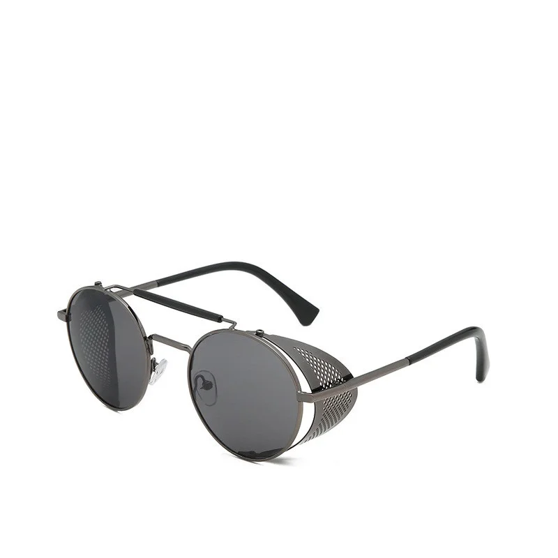 Хорошая O Для мужчин s дьявол Кроули Дэвид Теннант солнцезащитные очки Косплэй реквизит круглый металлический Ретро солнцезащитные очки