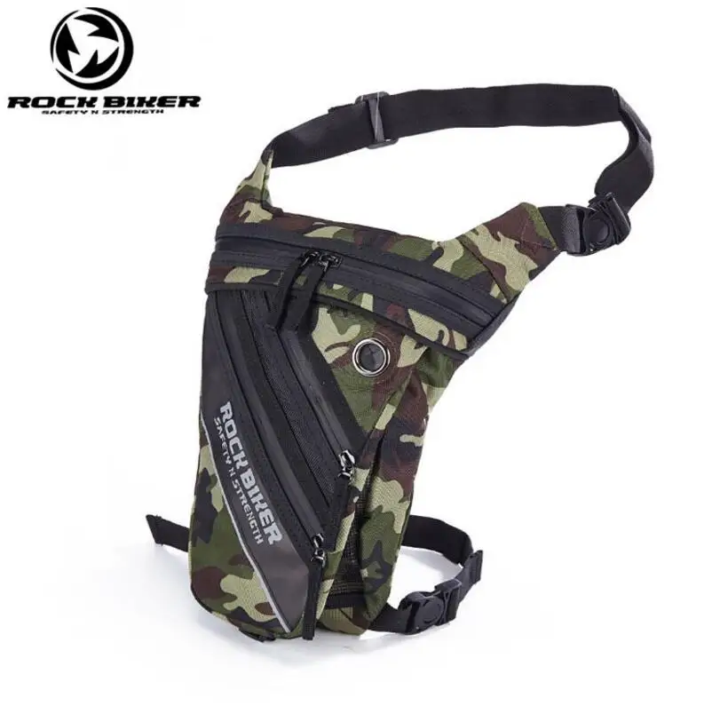

New Off-road Motorcycle Street bag ROCK BIKER TOP waterproof Leg bag Racing backpack Camouflage bag