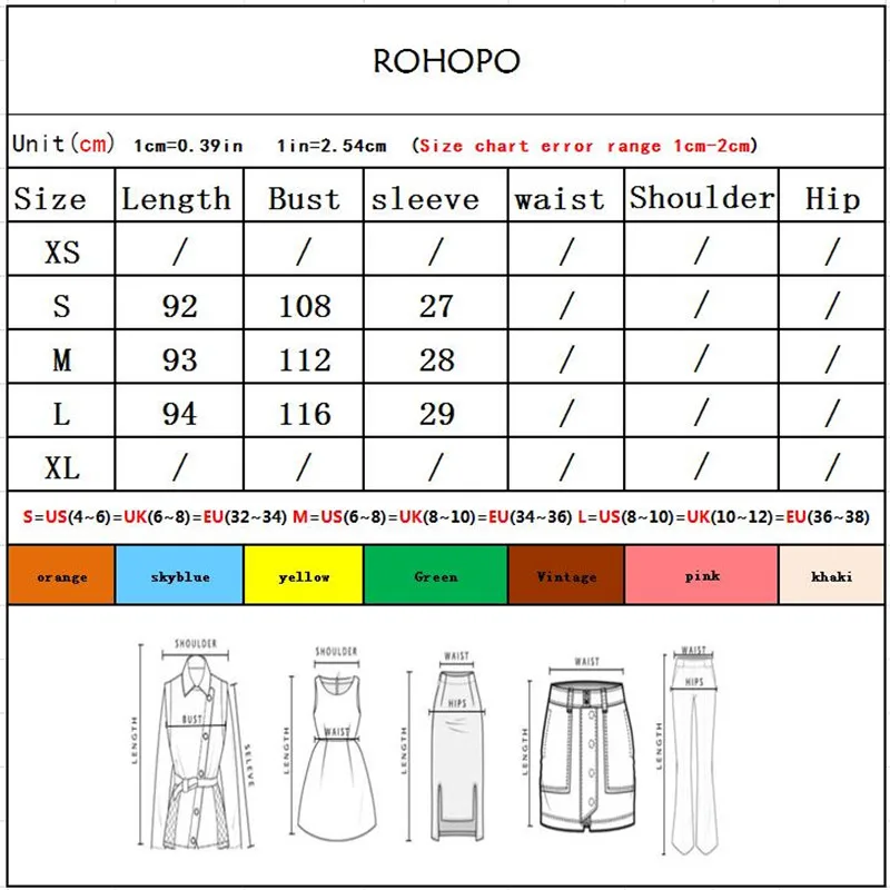 ROHOPO Высокая Низкая однотонная женская осенняя белая блузка свободный фонарь рукав пуговицы летают шикарные женские длинные рубашки#8102