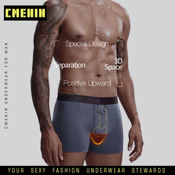 

CMENIN Underwear Men Boxer Homme Mens Underwear Boxershorts Men Boxers Sexy Boxer Shorts Cotton Men Under Wear AD321