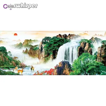 

ColorWhisper Daimond Painting Full Square/ Round Watercolor Flowers Diamond Painting Rhinestone Crystal Cross Stitch Mosaic D048