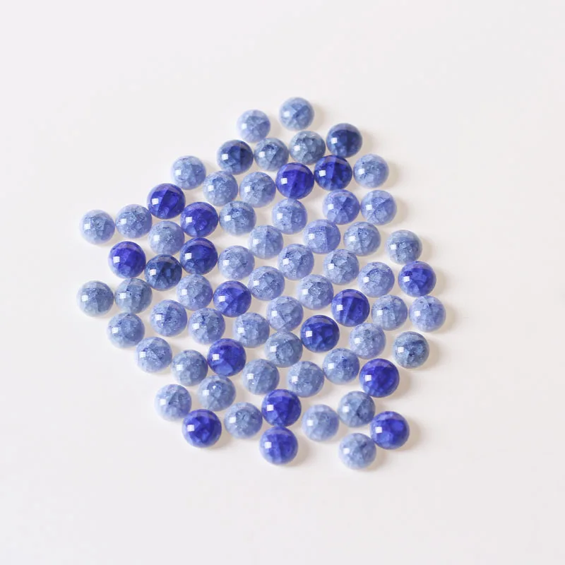

50PCS 9mm Half Round Ceramic Connectors Charms For DIY Jewelry Making